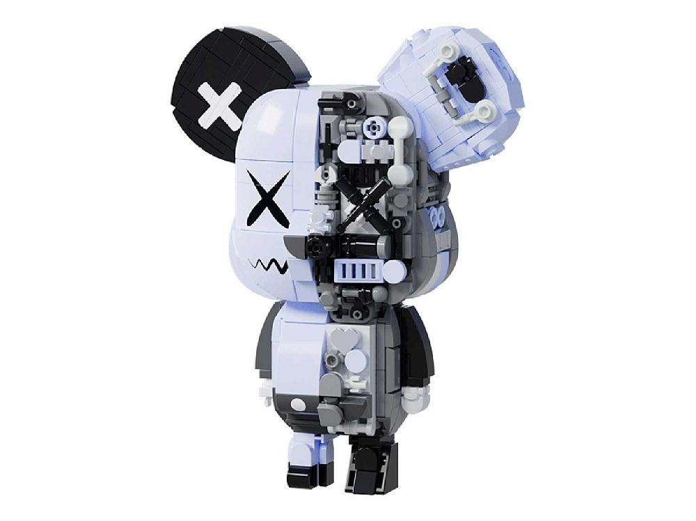 Конструктор JAKI Bearbrick: Gamma grey, JK6250-4 #1