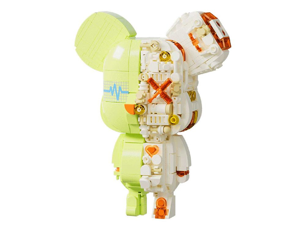 Valmuer × BE@RBRICK BE@RBRICK Valmuer Blue 100% & 400% – ActionCity