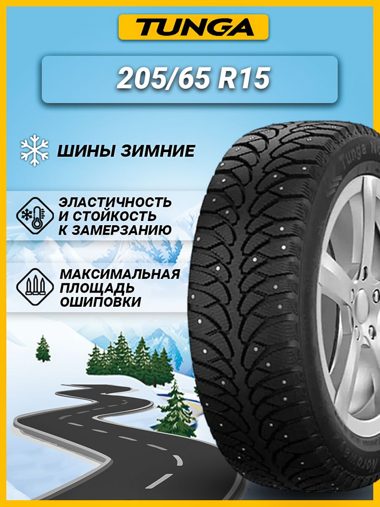 Tunga Nordway 2 PW-5 Шины  зимние 205/65  R15 94Q Шипованные #1