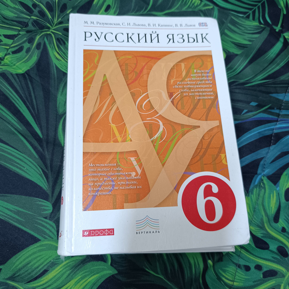 русский язык 6 класс Разумовская с 2013-2018 год | Разумовская М.  #1