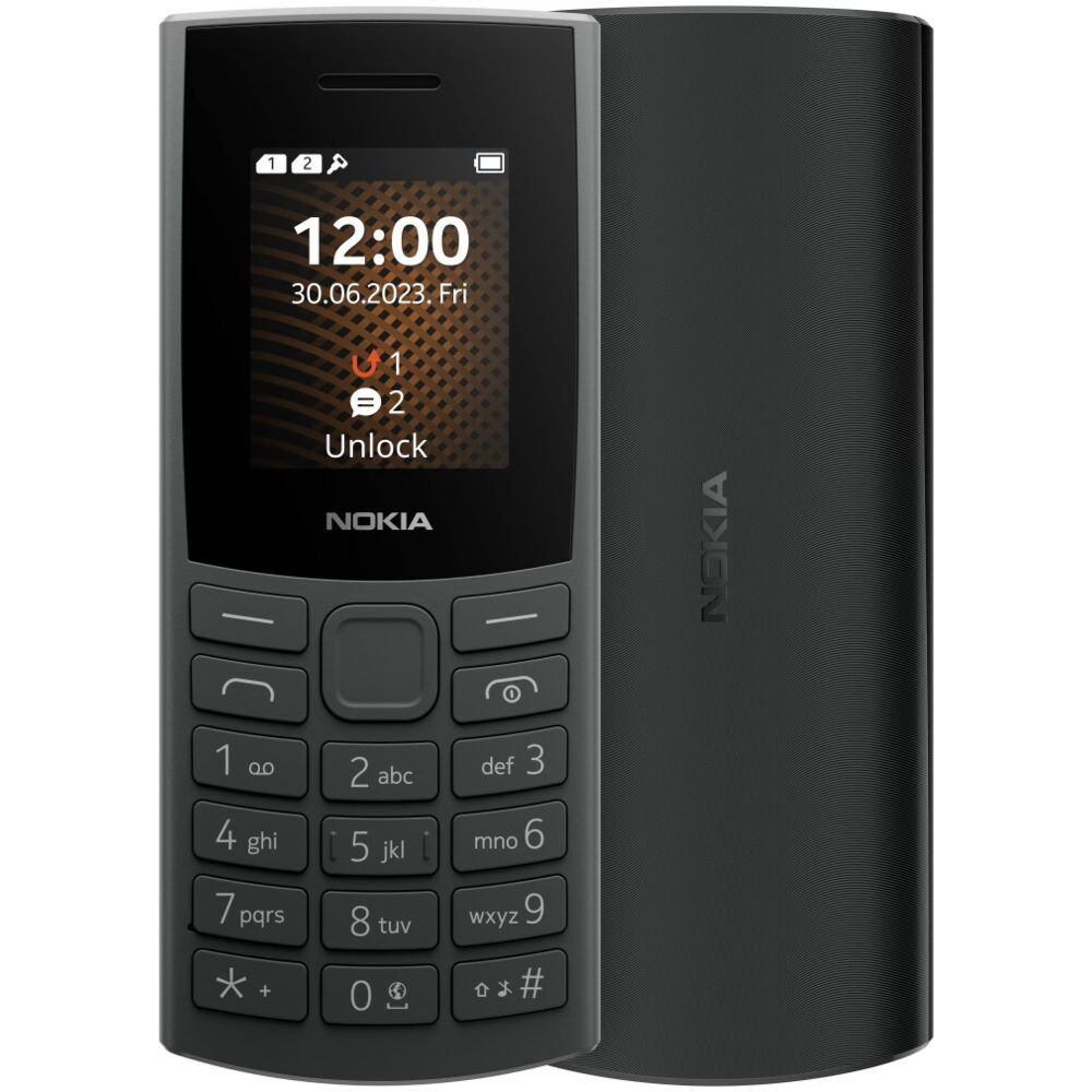 Мобильный телефон Nokia 106 Dual Sim (TA-1564), черный - купить по выгодной  цене в интернет-магазине OZON (1590038452)