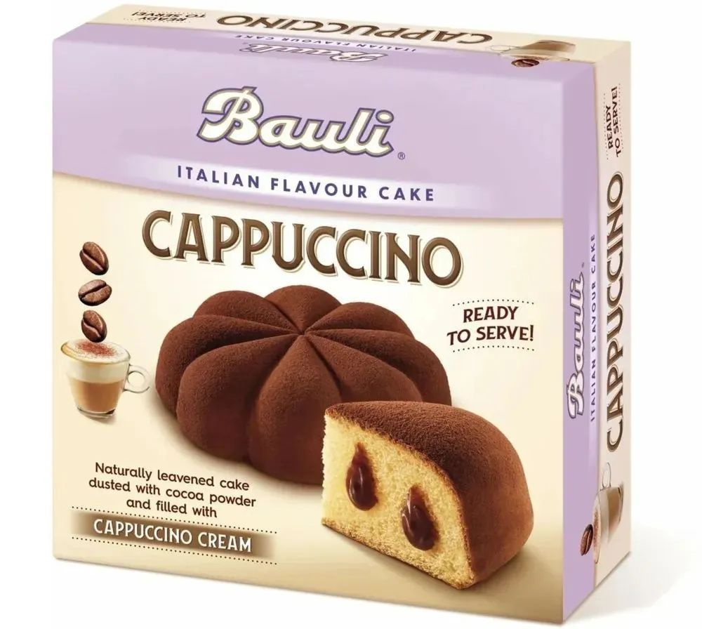 Кекс (кулич) Bauli Cappuccino с кремовой начинкой 400г, Италия #1