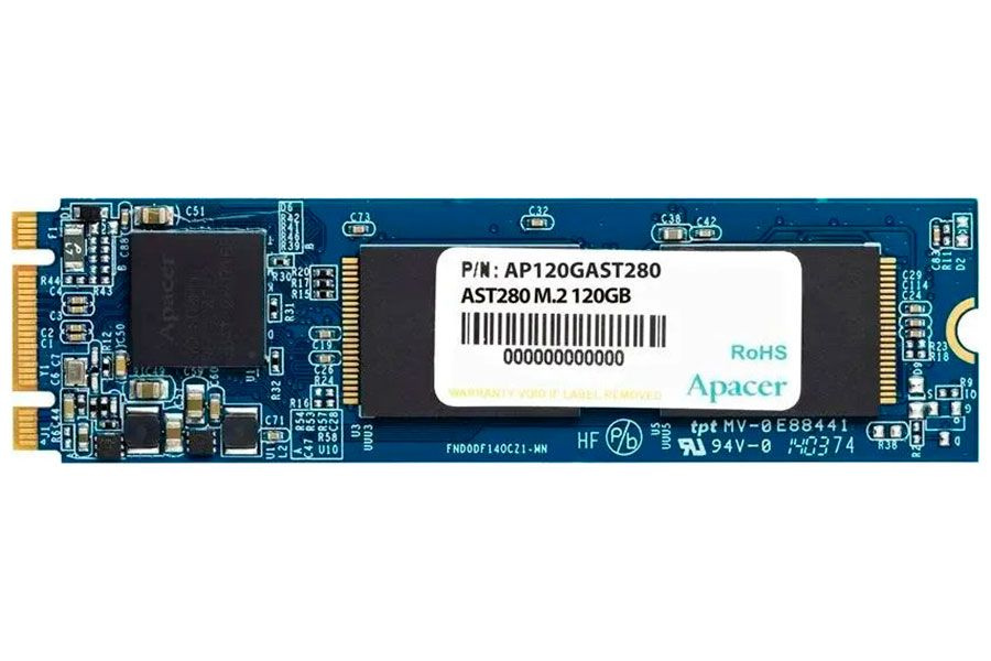 Apacer 120 ГБ Внутренний SSD-диск M.2 AST280 120 ГБ SATA III (AP120GAST280-1) (M.2 AST280 120 ГБ SATA #1