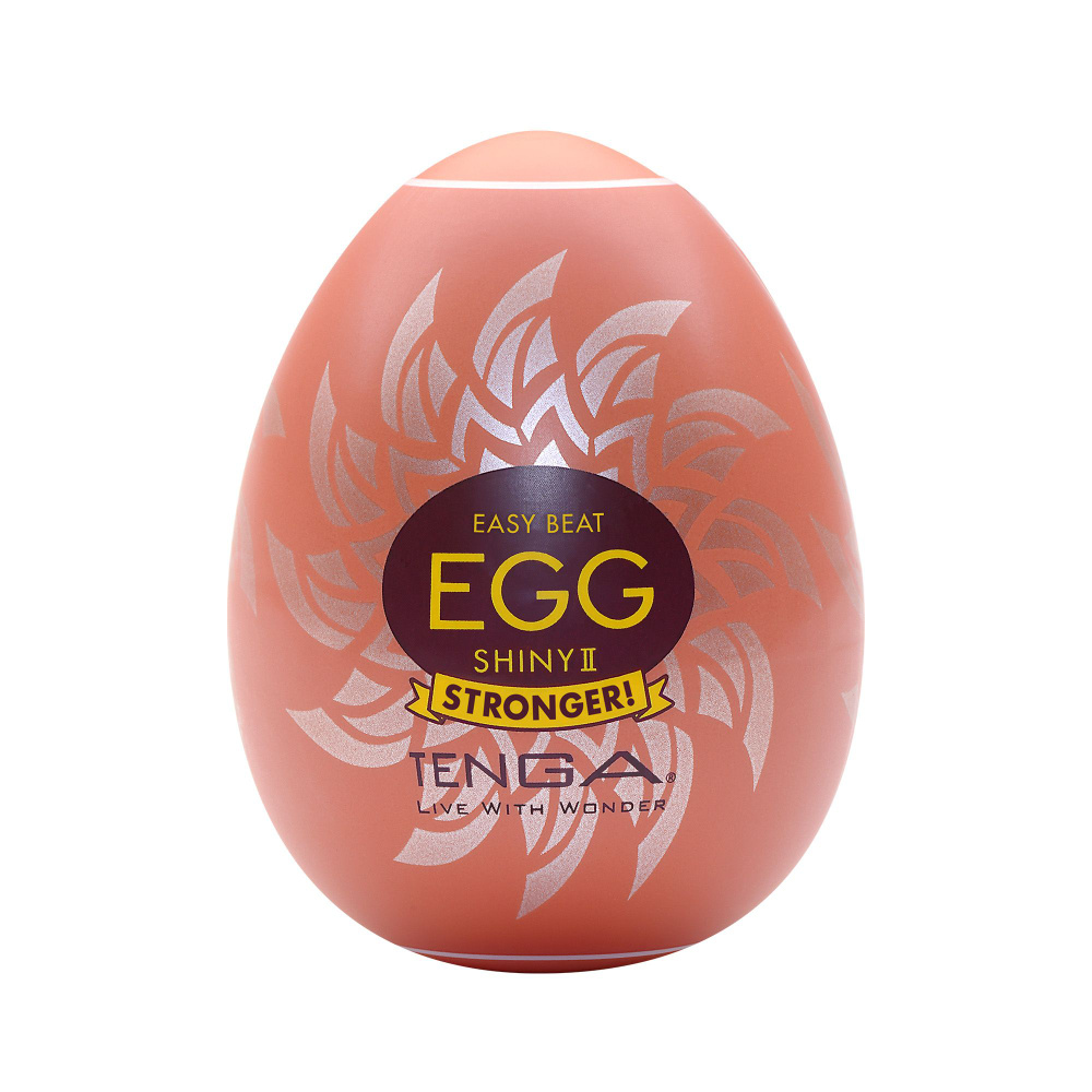 Мастурбатор TENGA EGG SHINY II одноразовый рельефный стимулятор яйцо тенга с пробником лубриканта  #1