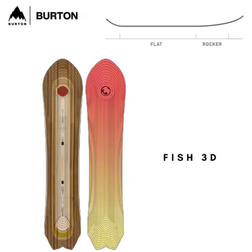 Сноуборд Burton Fish 3D Directional Flat Top 156 купить на OZON по