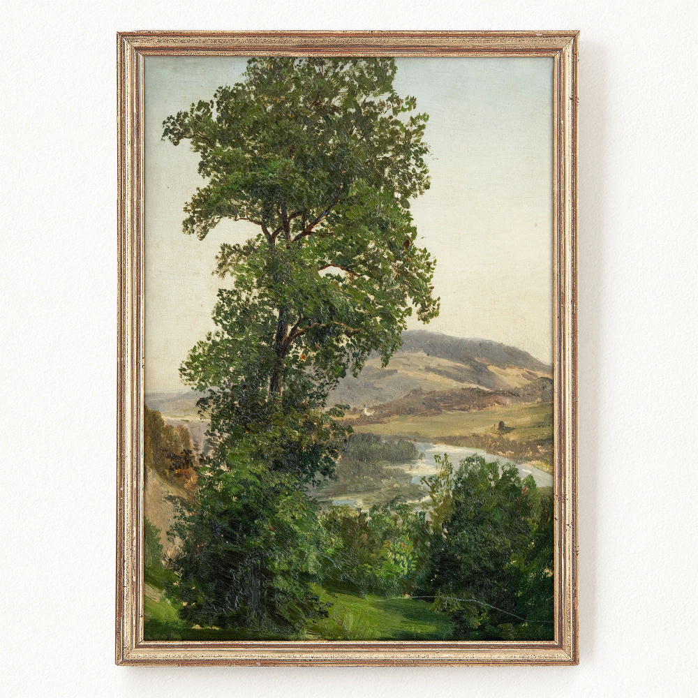 Постер "С берегов реки Днестр - Генрик Грабинский", 21х30 см (без рамки) #1