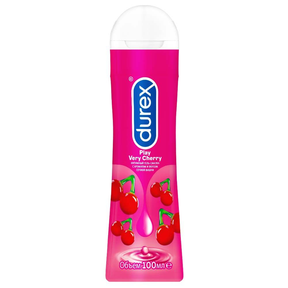 Гель-смазка Durex play very cherry, со вкусом вишни, 100 мл #1