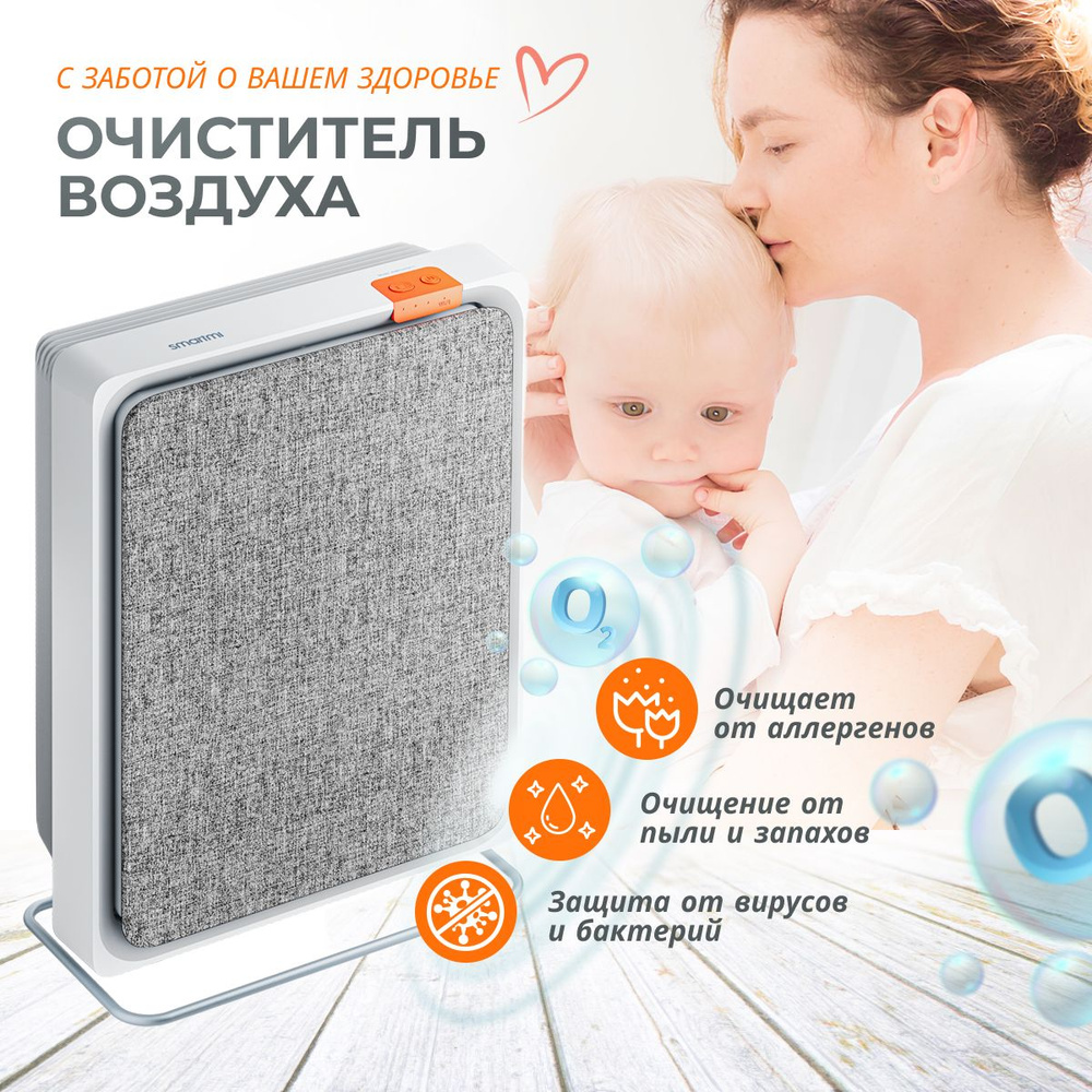 Очиститель воздуха Smartmi Air Purifier, белый, серый - купить по выгодным  ценам в интернет-магазине OZON (980322826)