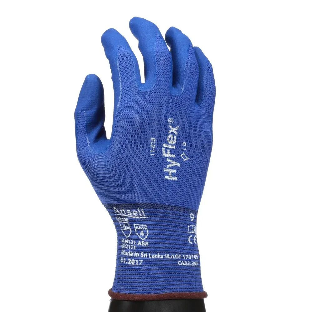 Перчатки Ansell от механических повреждений HyFlex 11-818-7 #1