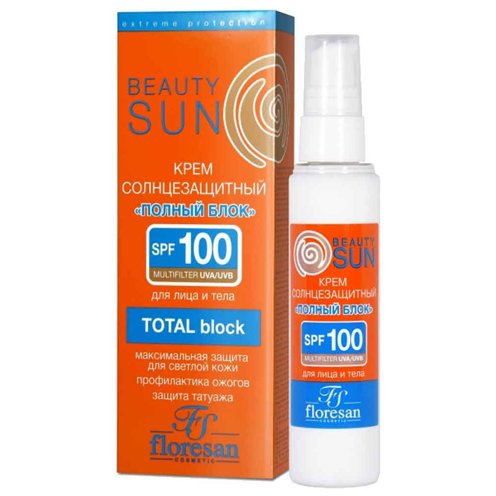 Floresan Beauty Sun Ф285 Крем солнцезащитный для лица и тела SPF100 total block, 75 мл  #1