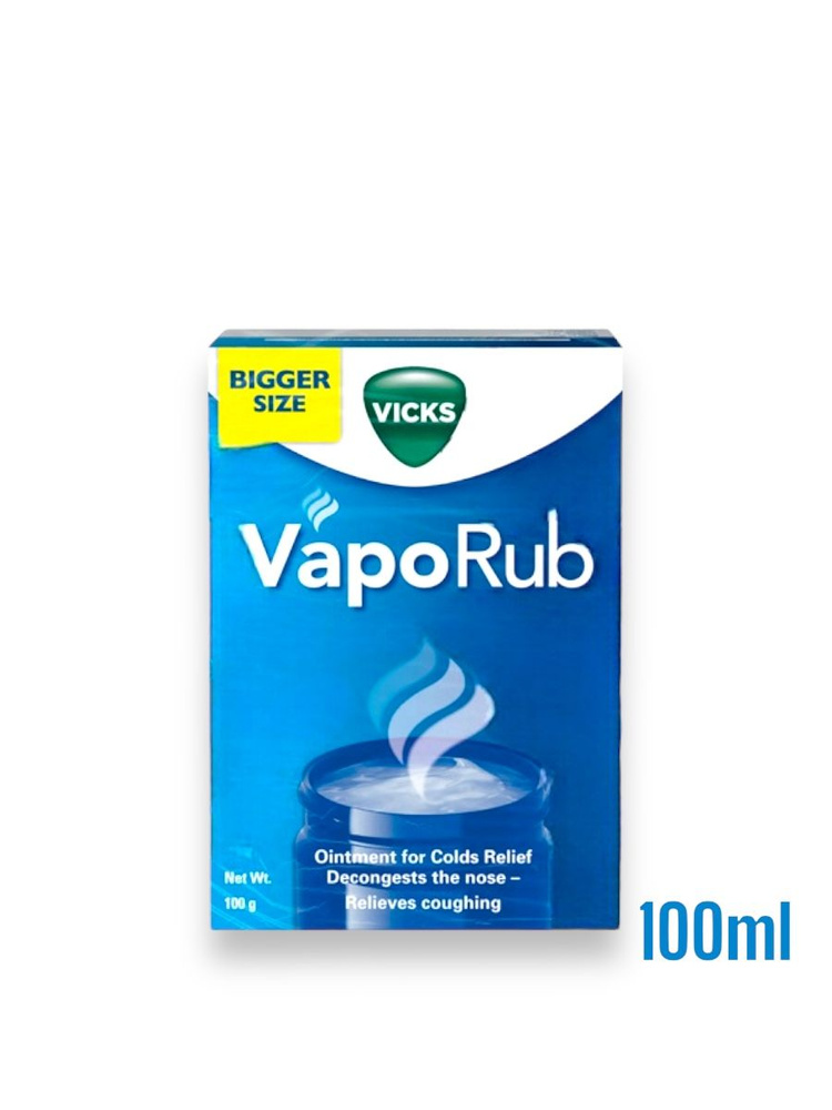 Согревающая мазь для горла и носа Vaporub 100 г #1