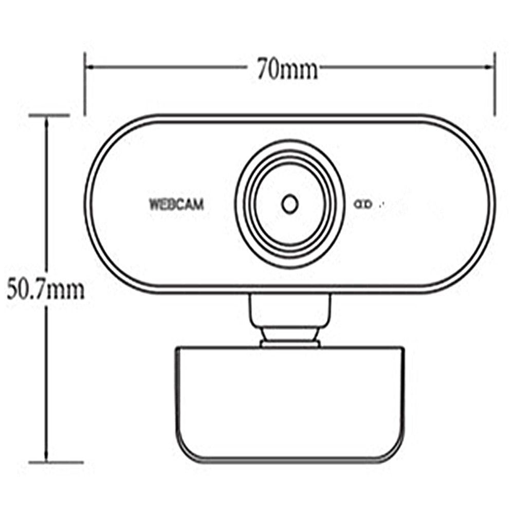 Веб-камера 1080P с Микрофоном Внутри Для Работы С компьютером В Режиме Видеозвонка в реальном времени #1