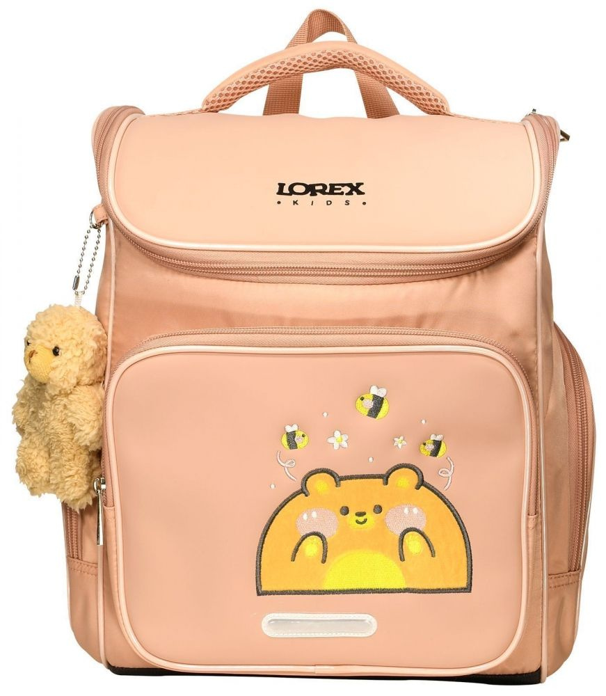 Рюкзак LOREX KIDS CLASSIC COOKIE BEAR 16 л бежев. 36x28x16 мягкий 1 отд. молния держатель для карточек #1