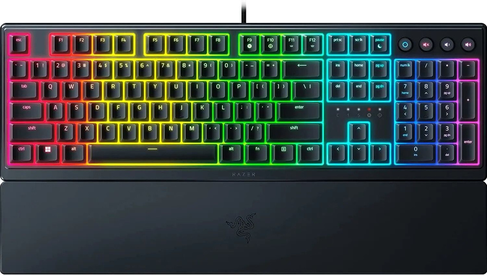 Razer Игровая клавиатура проводная Razer Ornata V3, Русская раскладка, черный  #1