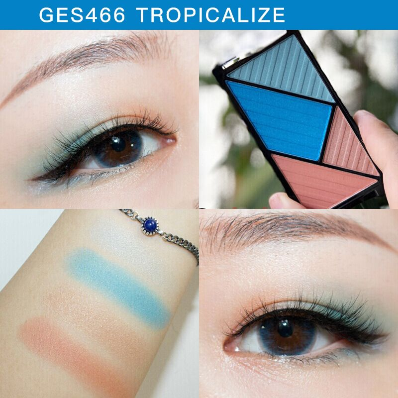 L.a. Girl Eyelux Палитра теней для век из 4 цветов,GES466 Tropicalize #1