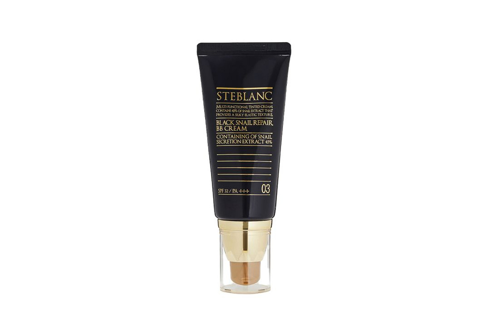 ВВ крем с муцином Чёрной улитки Steblanc Black Snail Repair BB Cream #1