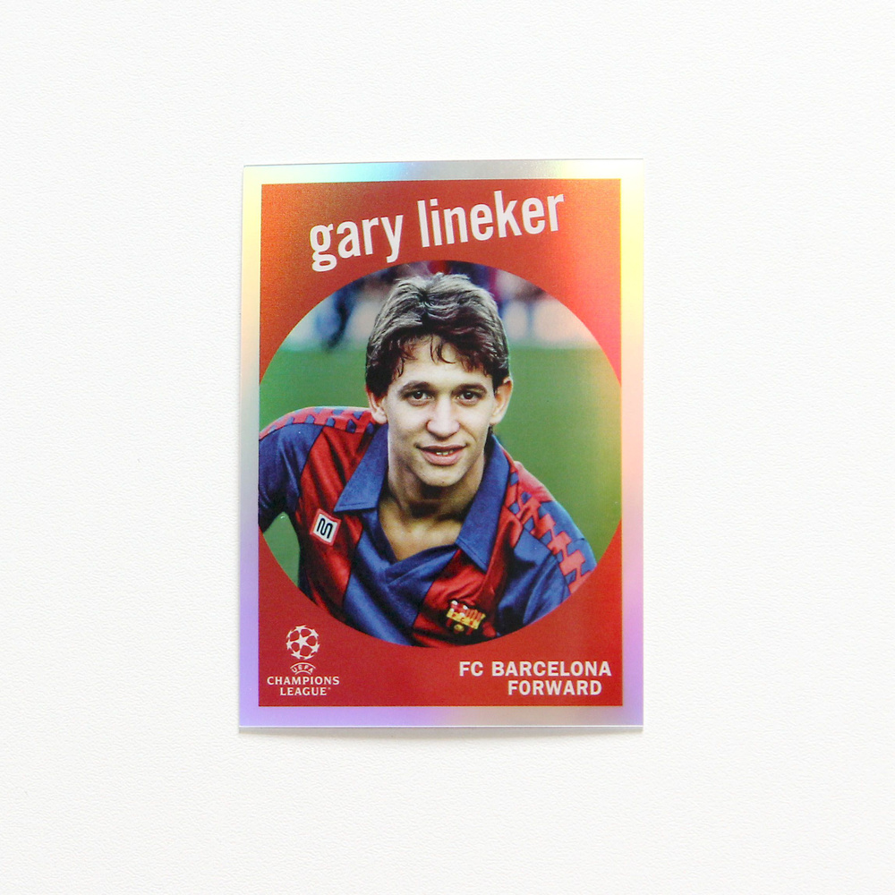 Коллекционная карточка Gary Lineker - FC Barcelona #1