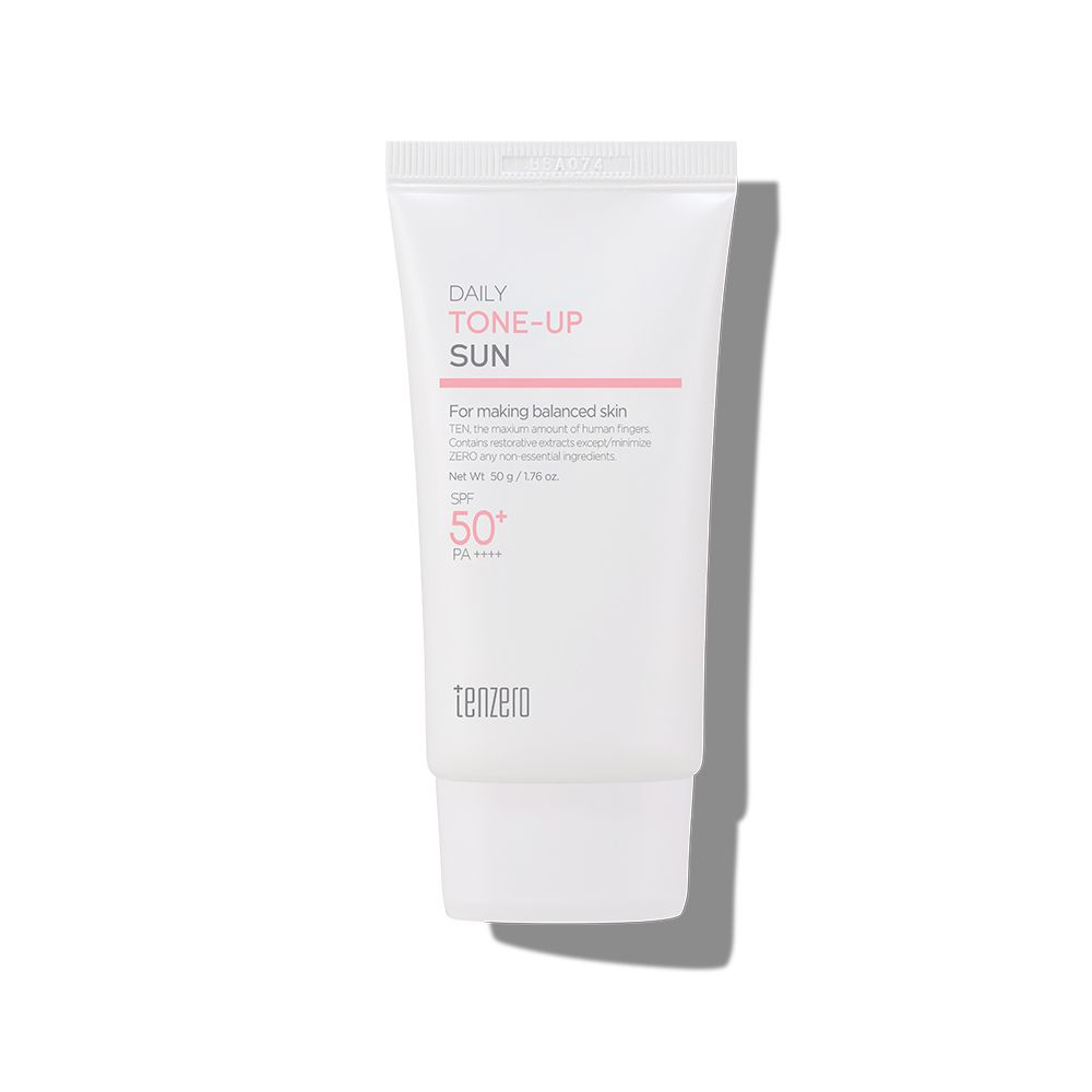 Ежедневный солнцезащитный крем TENZERO DAILY TONE-UP SUN с тонирующим ...