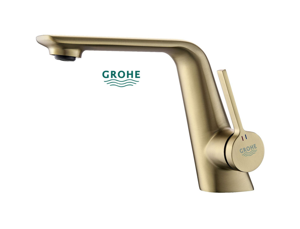 GROHE Смеситель для раковины в ванной, смеситель для раковины, золото  #1