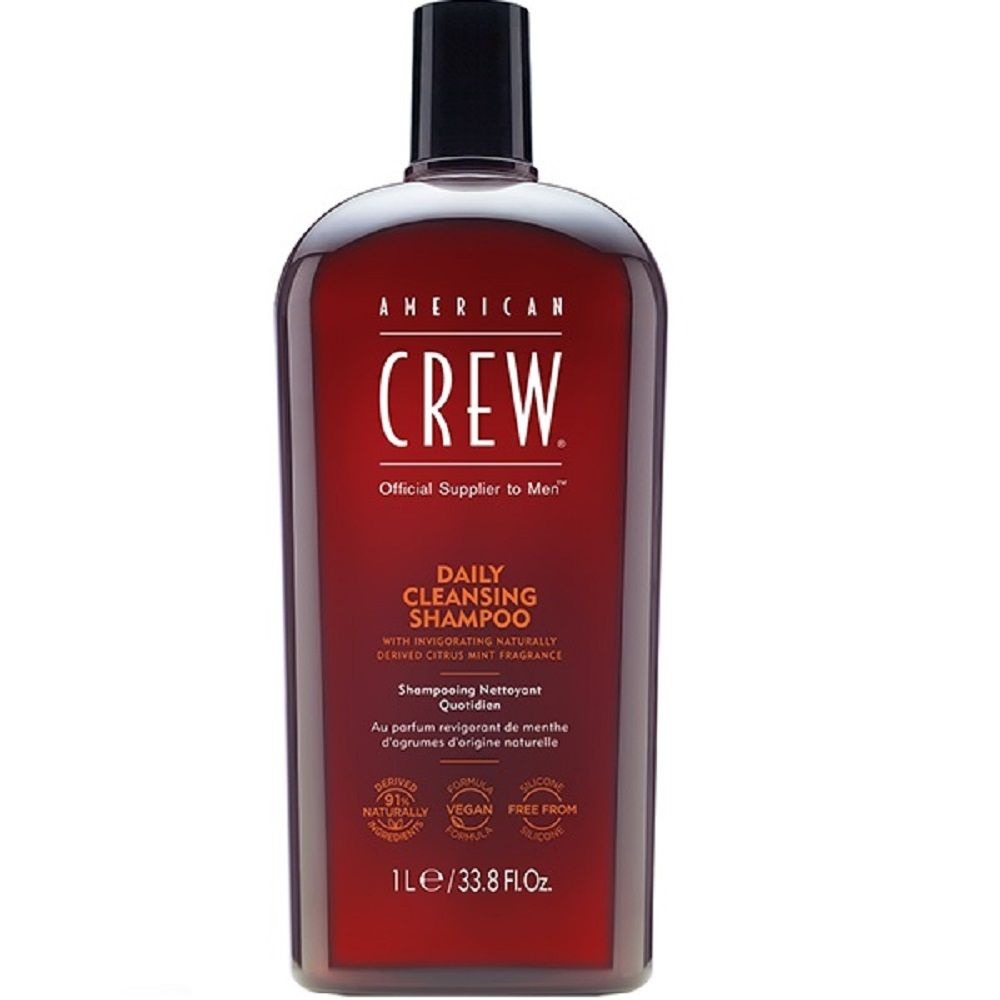 Шампунь для волос American Crew Daily Cleansing Shampoo, для нормальных и склонных к жирности волос (1000мл) #1