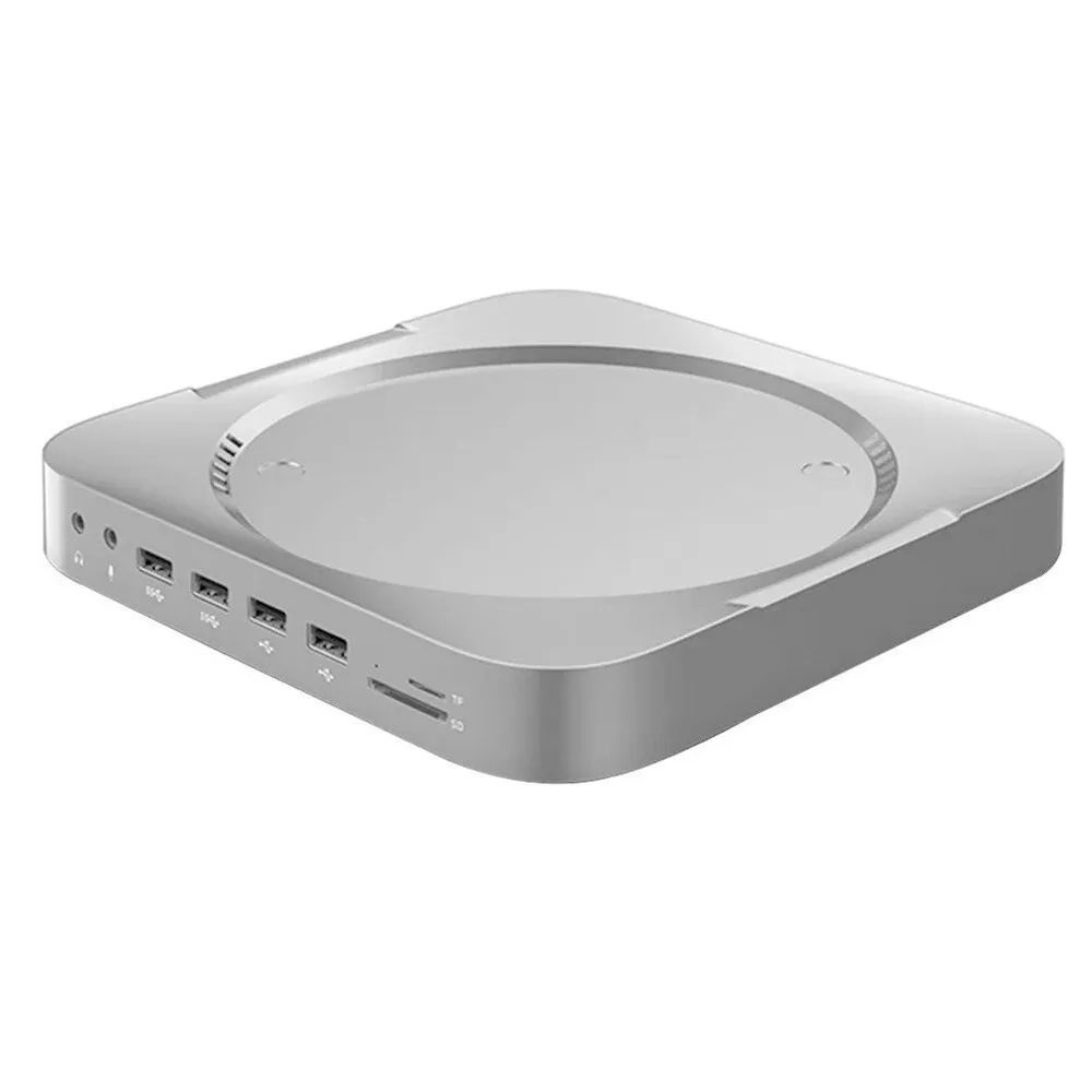 12 в 1 USB-C Hub Док-станция Жесткий диск для Mac Mini M1/M2 HDMI Корпус 2,5" 4K 30 Гц  #1