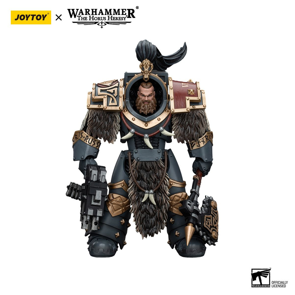 Подвижная фигурка JOYTOY Warhammer Space Wolves Varagyr Wolf Guard Squad Varagyr Terminator 4 Подарочная #1