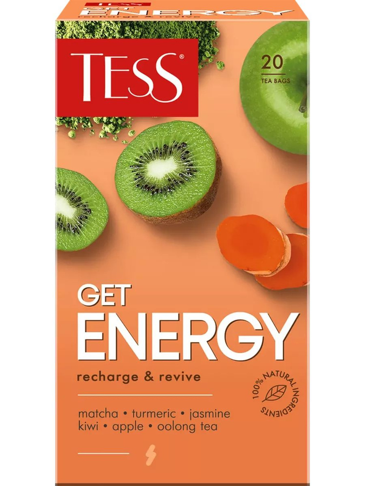 Чай зеленый TESS Get Energy оолонг байховый, 20пак #1