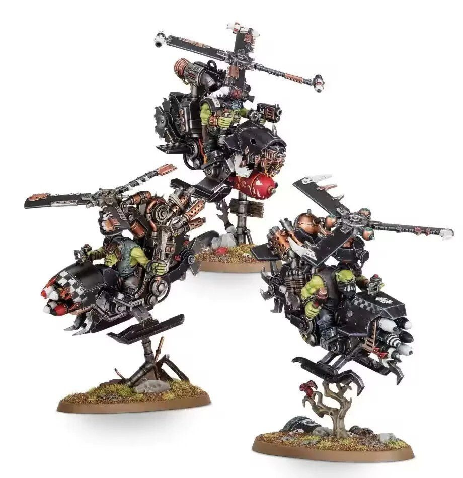 Смола вархаммер 40000 миниатюра Warhammer 40000 Orks Deffkoptas миниатюры днд Фигурка для настольной #1