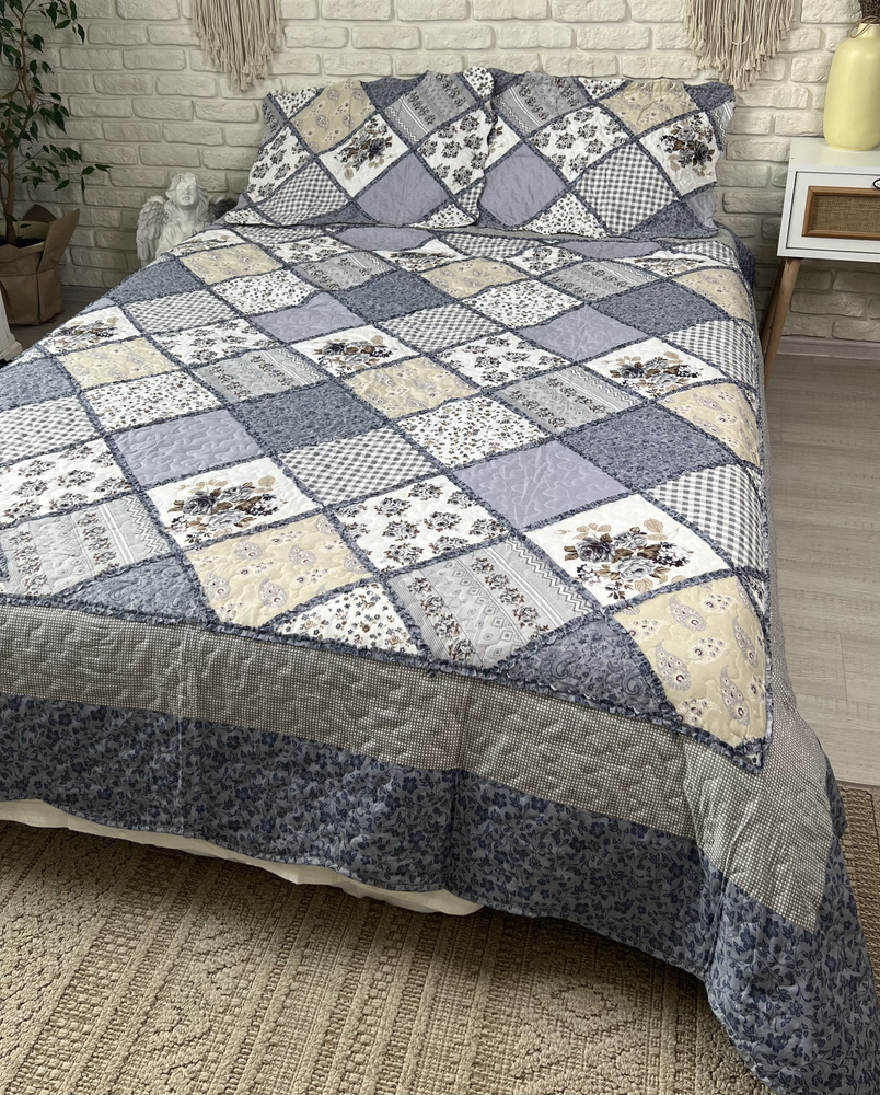 Покрывало Modalin PATCHWORK пэчворк V3 230х250