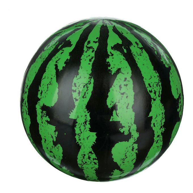 Мяч детский ПВХ Арбуз 25 см / Надувной прыгучий мячик для детей от 3-х ...