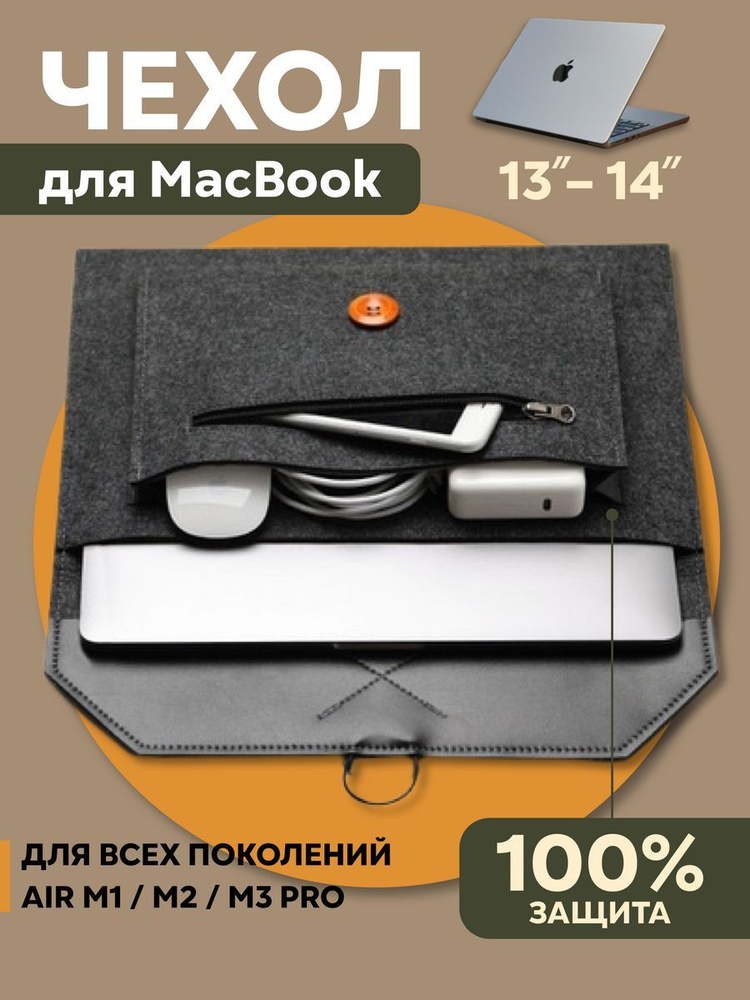 Чехол сумка для макбука MacBook Air Pro #1