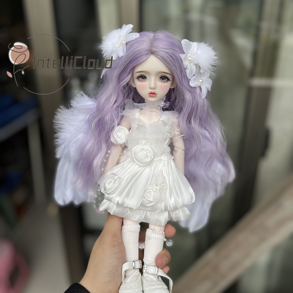 1/6 Кукла с шаровидными суставами BJD, 30cm, полный набор прически, одежды и аксессуаров, коллекционная, #1