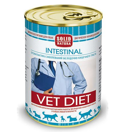 Solid Natura Vet Diet Intestinal / Ветеринарный влажный корм (консервы) Солид Натура для собак при нарушениях #1