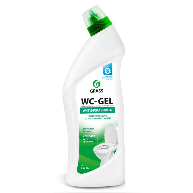 Средство для унитаза GRASS WC- GEL от ржавчины 750 мл #1