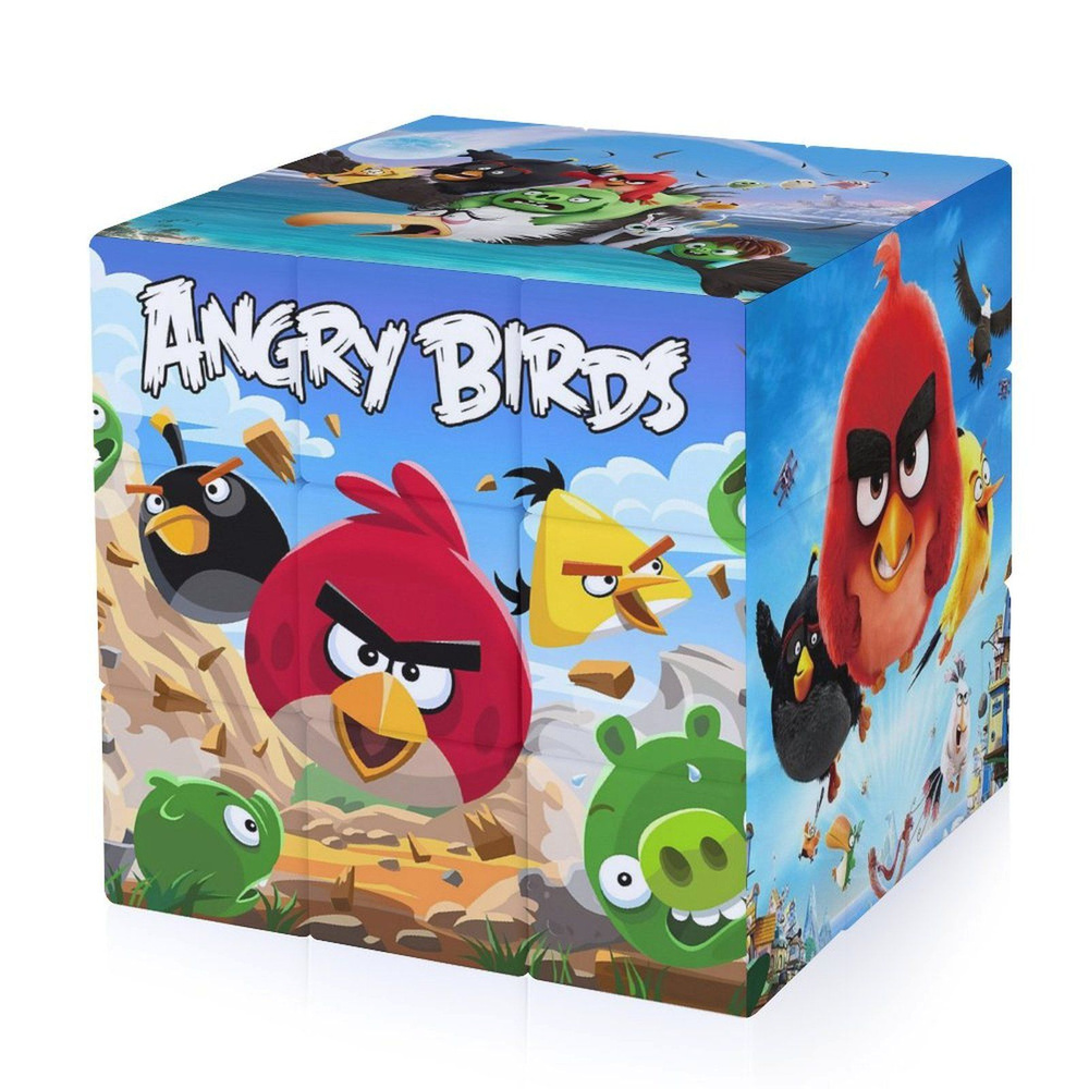 Angry Birds Кубик Рубика с картинами SPEEDCUBES 3x3 Головоломка детская БиЗи Тойс  #1