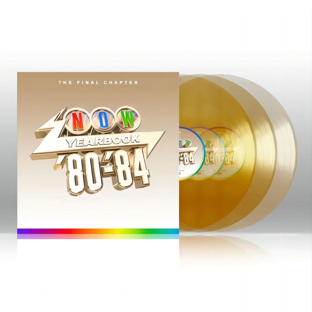 Виниловая Пластинка NOW Yearbook '80-'84: The Final Chapter 3 x VINYL , Gold Transparent , Limited Edition #1