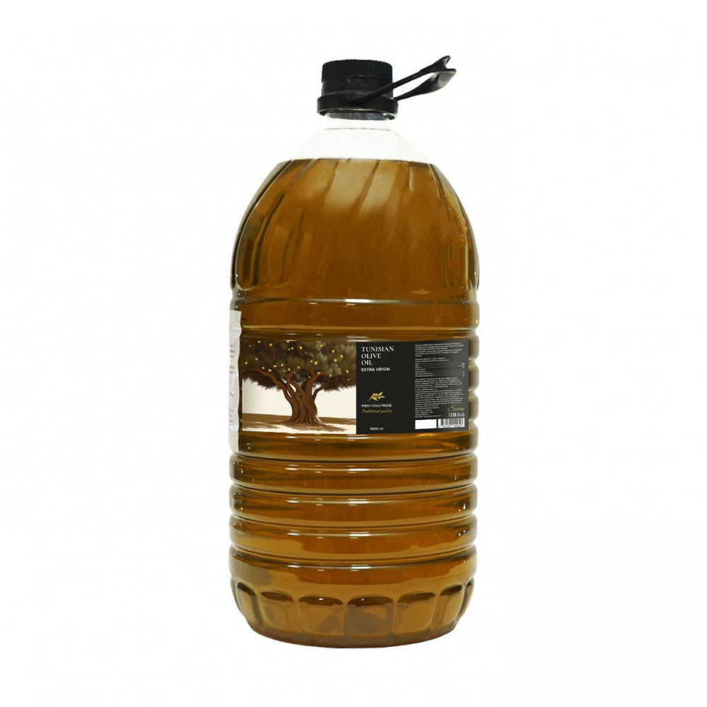 Масло оливковое нерафинированное Extra Virgin, TUNISIAN OLIVE OIL 5000 ...