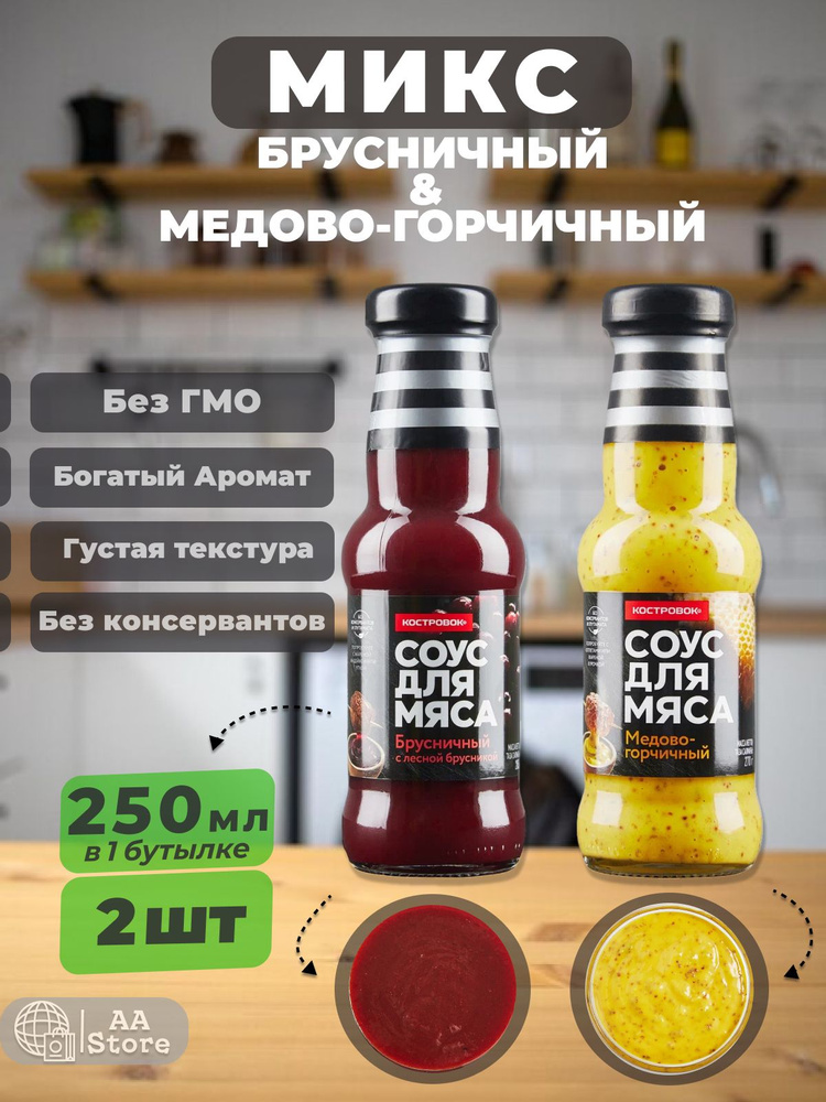 Горчично-медовый соус для мяса