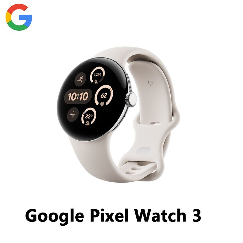 Google Умные часы Google Pixel Watch 3 Wi-Fi, 45mm, белый #1