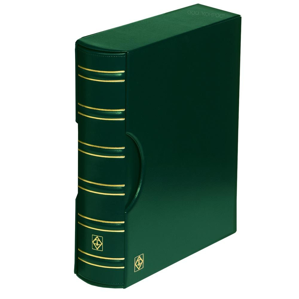 Альбом Classic Grande для монет и банкнот в футляре - темно-зелёный. Leuchtturm, #317159 #1