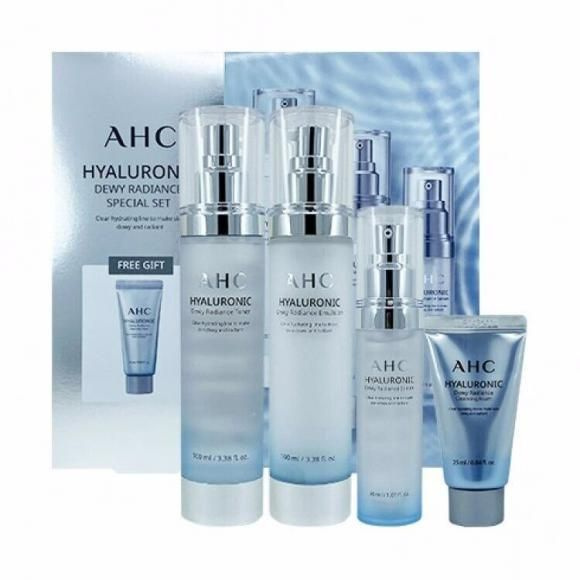 Набор для лица с гиалуроновой кислотой Годен до 09.04.2026 AHC Hyaluronic Dewy Radiance Special Set 4 #1