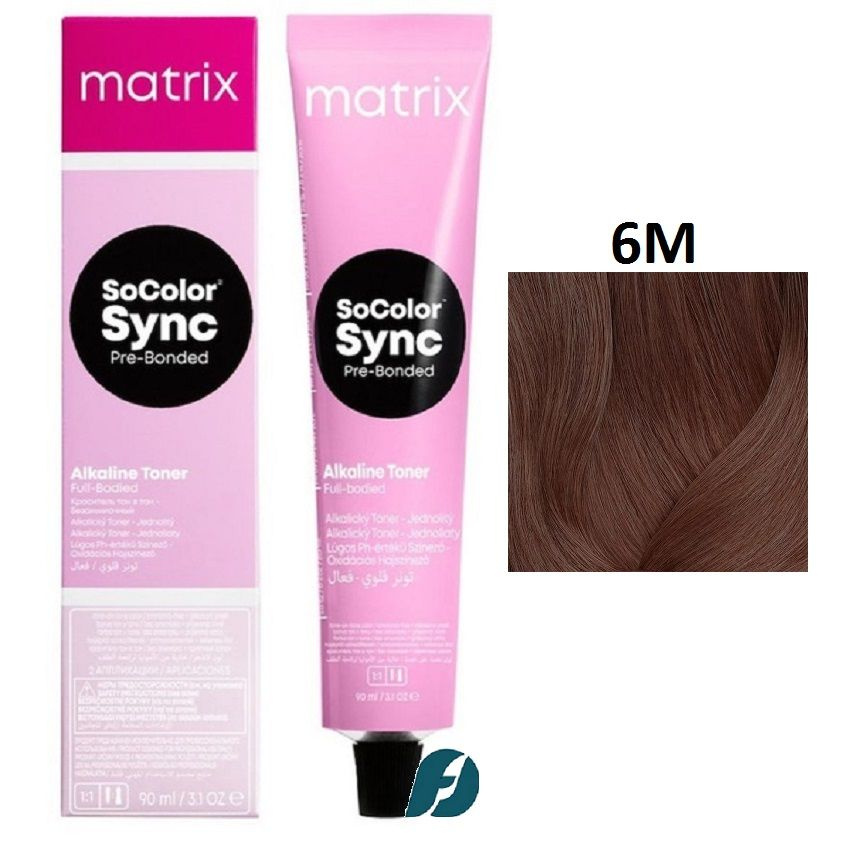 Matrix SoColor Sync 6M Краситель для волос тон-в тон Tемный блондин мокка, 90 мл  #1