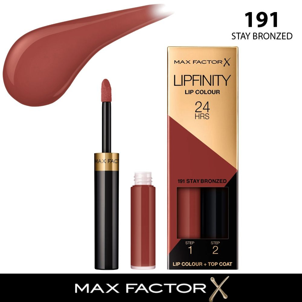 Max Factor жидкая устойчивая помада lipfinity liquid lipstick 191 Stay Bronzed #1