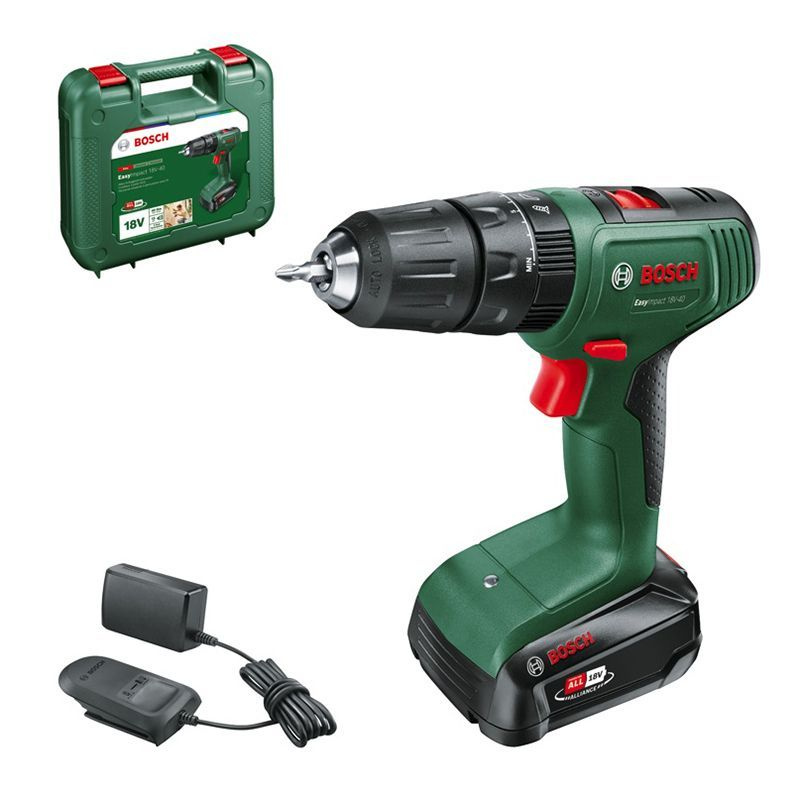 Шуруповерт ударный аккумуляторный Bosch EasyImpact 18V-40 #1