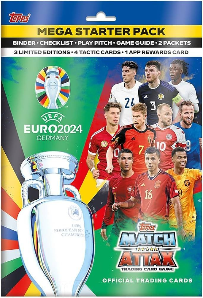 Футбольные карточки Topps Match Attax UEFA EURO 2024 Germany Mega Starter Pack match attax 2024 стартовый #1