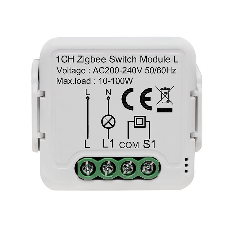 Умное Выключатели реле с ZigBee, без нейтрали, Яндекс Алисой, Марусей ...