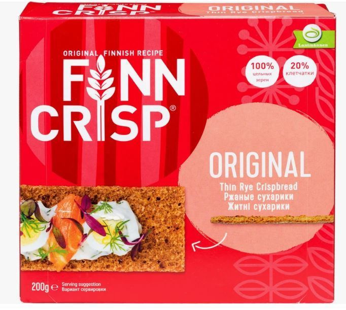 Сухарики ржаные Finn Crisp Original, 200 г, #1