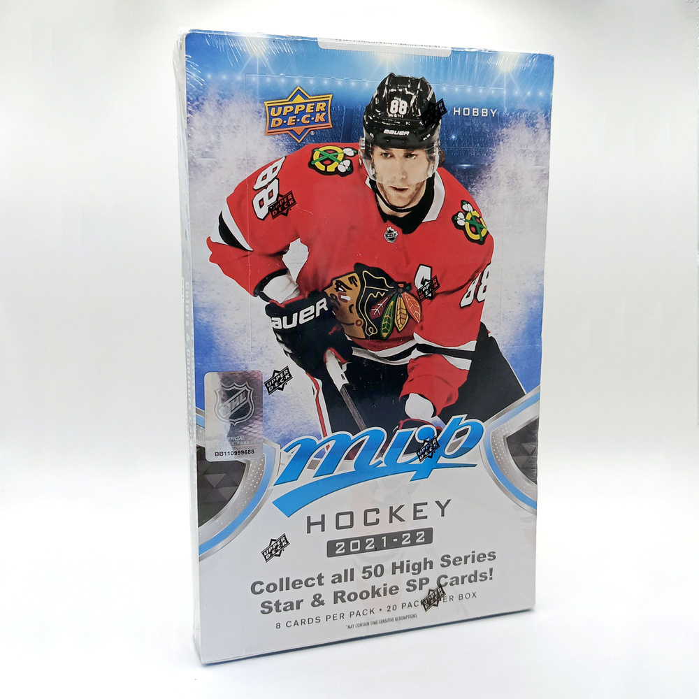 UPPER DECK Бокс коллекционных карточек MVP Hobby Box 2021/2022 Хоккей #1