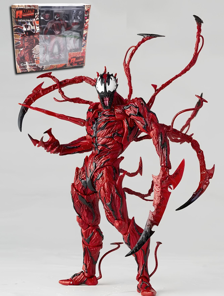 Фигурка Человек Паук, Веном Карнаж / Spider Man, Venom Carnage limited edition AY-008EX (16см) #1