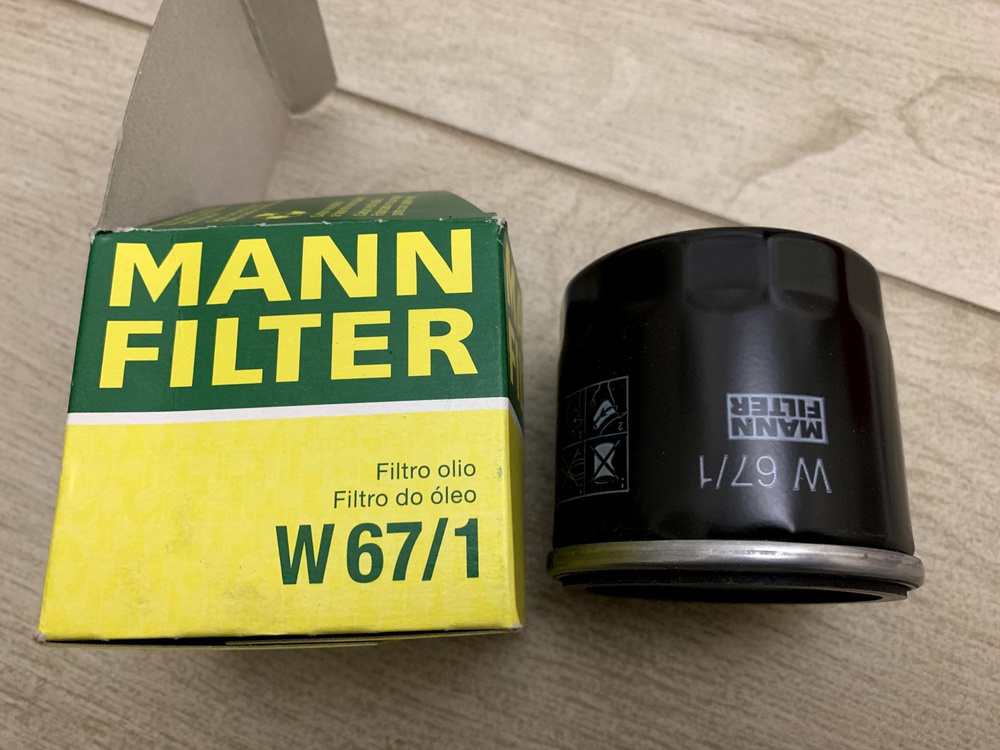 MANN FILTER Фильтр масляный арт. w671, 1 шт. #1